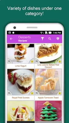 1400+ Dessert Recipes Offline android App screenshot 11